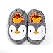 Zapatillas de Estar por Casa para Niñas Niños Invierno Animales Pantuflas Cerradas Pingüino 27 28