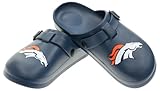 FOCO Open Back Buckle Clog – Comfortable Slip-On Sandals for NFL Fans, Denver Broncos, Large