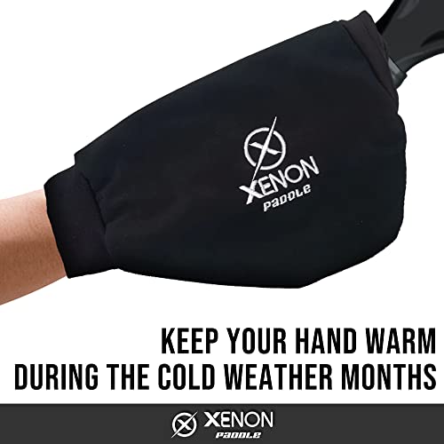 Cold Weather Paddle Tennis Mitt – Waterproof Hand Warmer for Platform Tennis – Windproof Thinsulate Lining, Stretch Knit Cuff, Keeps Hands Warm While Playing