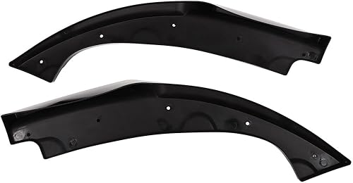 Miniatura 9 de SCITOO Delantal divisores laterales inferiores de parachoques trasero negro brillante se adapta a 2016-2019 para Honda Civic Sedan PP parachoques