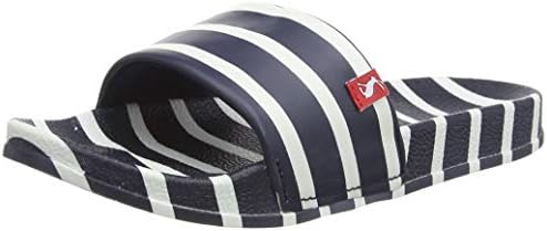 Joules boys Jnr Poolside Pvc Slider, Navy Stripe, 13 M US