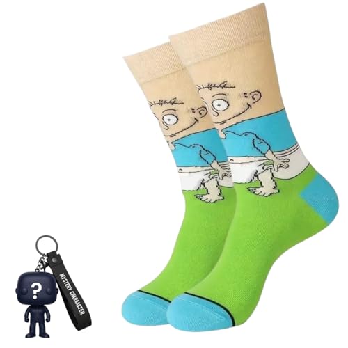 Chaussette anime manga avec goodies porte-clés mystère pour collectionneur