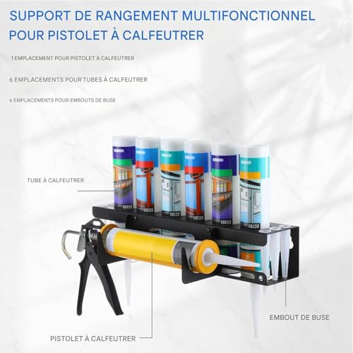 Support pour distributeur de mastic : finissez-en avec les tubes de calfeutrant qui traînent - 6