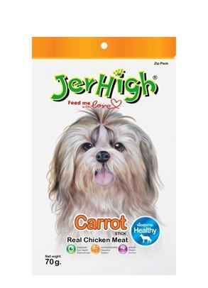 The Pet Point Jerhigh Carrot Stix Dog Treats, 70 g (Pack of 4)
