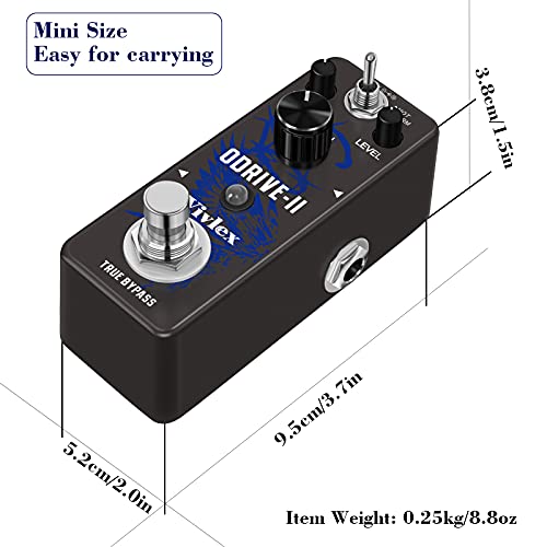 Generic Vivlex LEF-302B Tube Screamer Overdrive Guitare Effets Pédale Mini Analogique Classique Overdrive Pédale Pour… - Les Beatles, Paul McCartney, John Lennon, RIngo Starr, George Harrison Generic Vivlex LEF-302B Tube Screamer Overdrive Guitare Effets Pédale Mini Analogique Classique Overdrive Pédale Pour… – Image 7