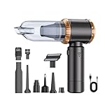 jebyltd Aspiradora De Automóvil Recargable Liviana 22000 Pa con 8 Herramientas Especiales Sistemas Filtración 6 Diseño Carga Rápida Aspirador para Asiento Automóvil Y Sofá