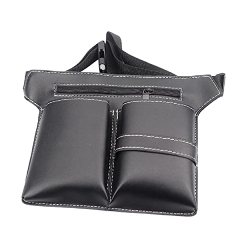 FOMIYES Hairdressing Scissor Satchel Barber Waist Belt Apron Bag Hair Salon Clipping Bag Portable