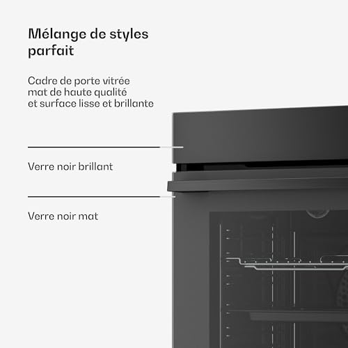 Klarstein Velaire Four Encastrable 90 cm 16 Modes Chaleur Tournante Nettoyage Facile Minuterie Classe A Four Électrique - vue 6