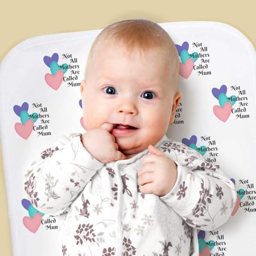 Azeeda 'Not All Mothers are Called Mum' Baby Burp/Wash Cloth (BC00032063)2
