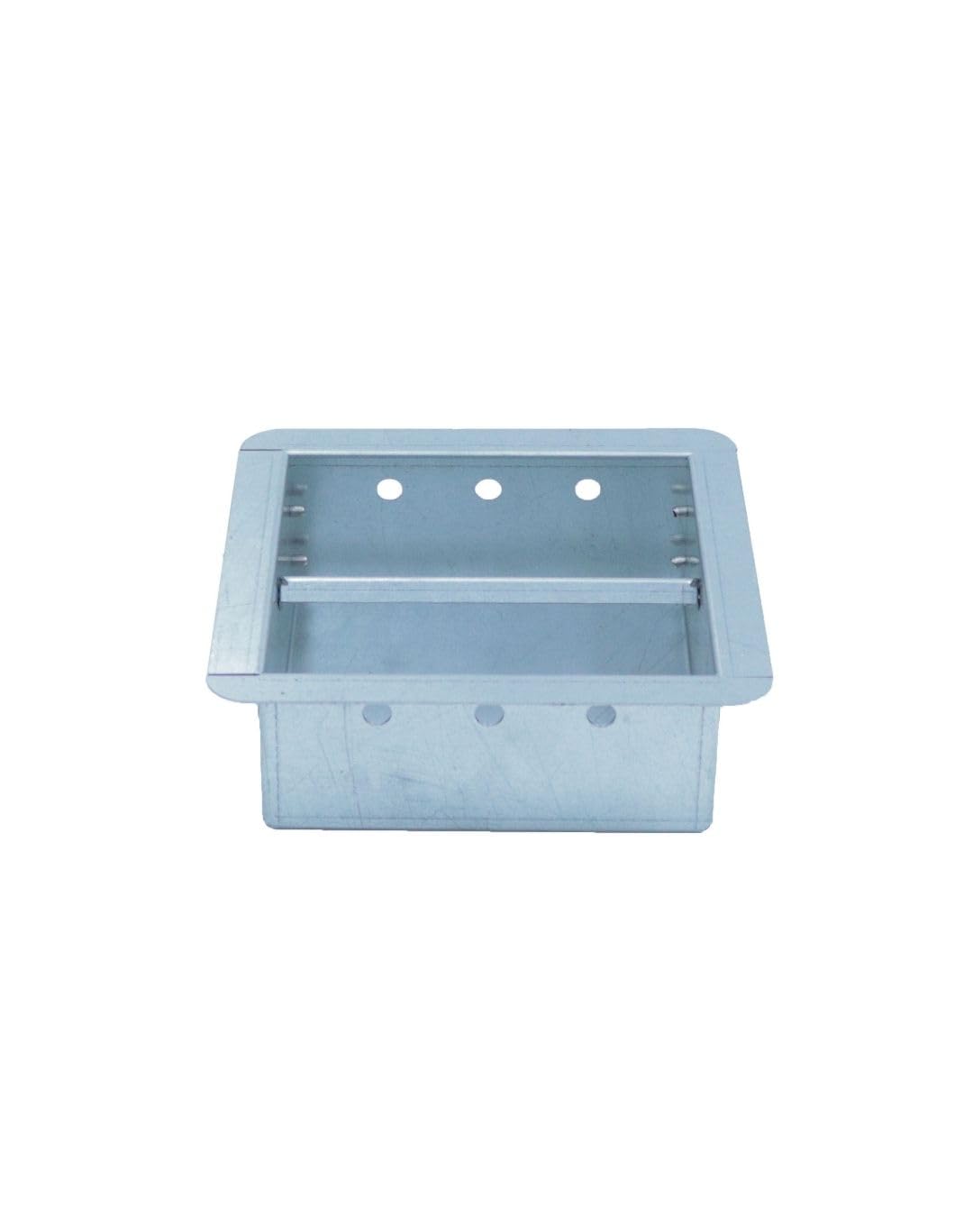 Fonderia Bongiovanni | Griglia in Ghisa | Griglia per Camino | Stufa Pellet | Barbecue Fondello per Cenere | 20x20 cm Mod.M | con Cassetto Raccolta Cenere | Altezza 7 Cm | Accessori Camino