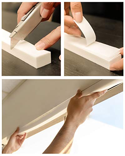 CHICOLOGY Window Shades , Window Shades for Home , Blinds & Shades , Blinds for Windows , Window Blinds , Window Treatments , Window Shade , Temporary Blinds , 48 X 72 (3 Pack) , Instant White - Image 6