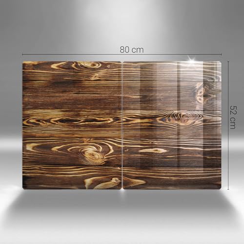 Planche à découper résistante à la cuisson Wallfluent 2x40x52cm grand format multifonctionnelle