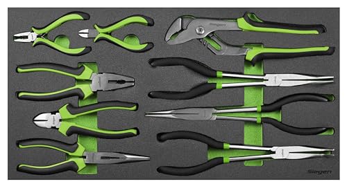 Siegen by Sealey 9pc Pliers Set with Tool Tray - S01277