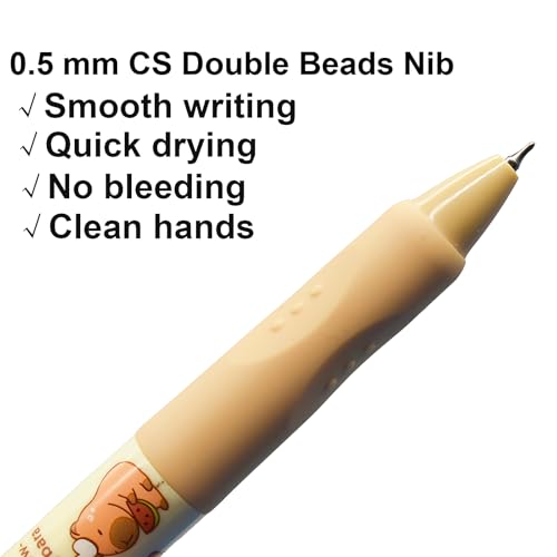 Maydahui 8 Pcs Mini Bolígrafos Kawaii con Tinta Negra miniatura 3