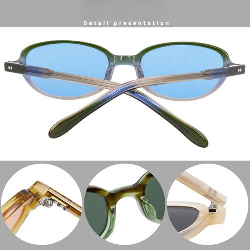 Lunettes de soleil anti-UV400 faites main pour éviter la fatigue oculaire