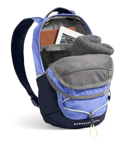 Image of The North Face Borealis Mini Backpack, Periwinkle Glow /Summit Navy /Lemon Mist, One Size