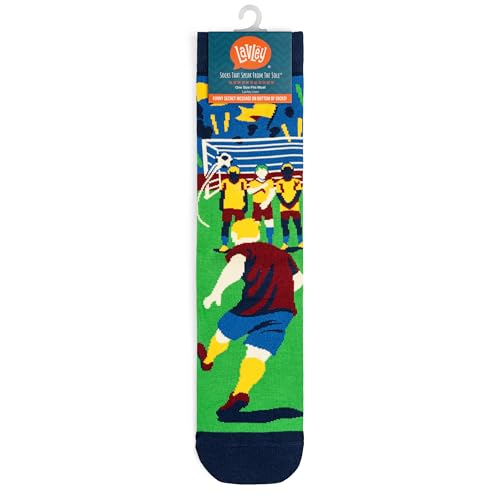Lavley Funny Socks for Sports Fans and Players - Cool Novelty Gifts for Men, Women, & Teens