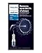 Philips Sonicare Water Flosser Cordless – Rechargeable Power Dental Waterflosser for Teeth, Portable Oral Irrigator with 3 Intensity Settings, 360° Rotating Nozzle – (White)
