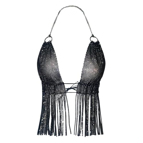 Costume de carnaval pour femme patchwork unique avec top strass brillant