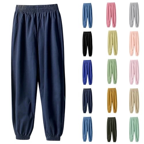 Baggy Sweatpants for Boys Girls Elastic Waist Long Bloomers Kids Pull On Harem Pants Loose Fit 𝐋ounge Pants Joggers