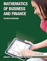 Mathematics of Business and Finance 1927737540 Book Cover