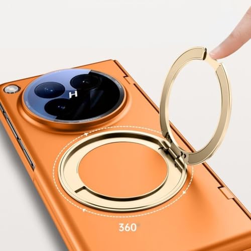 Coque Oppo Find N6 avec bague rotative et protection charnière intégrée - 4