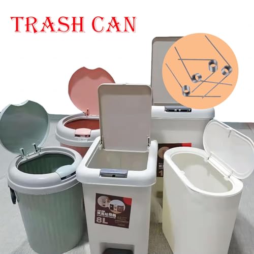 Qrity 10 Stück Torsionsfeder Aus Edelstahl, Torsionsfeder In V-Form, 0,5mm Drahtdurchmesser, Außendurchmesser 4,5mm, 9 Runden, 60° Ablenkungsfeder