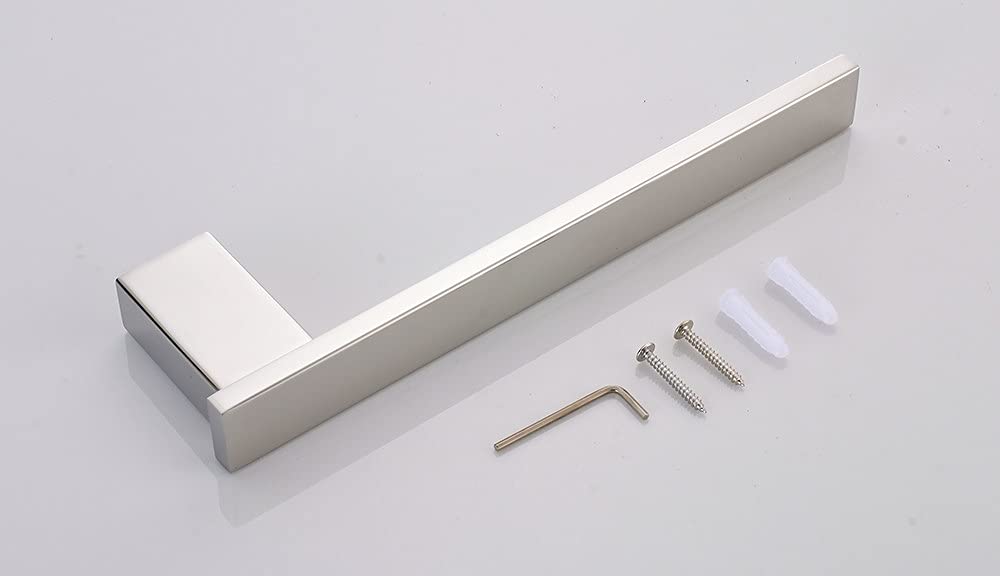 Set de Accesorios de baño, toallero Cromado, Barra, Gancho para Bata, pañuelo para estantería, Soporte para Cepillo de Dientes, Accesorios de baño