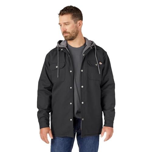 Dickies Polarowa bluza z kapturem typu Duck z Hydroshield, Czarny, M