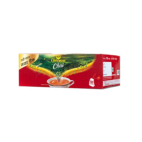 Image of Goodricke Chai Assam Leaf Tea Bags 100 Count | Premium CTC Kadak Tea | Strong Milk Tea Bags | Convenient Dip Tea | Rich Aroma | Bold Brew | Irresistible Chai