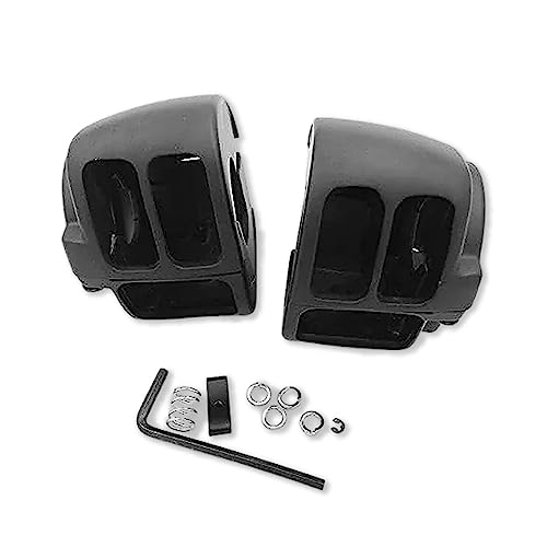 HTT Black Switch Housing Cover For 1996-2012 HD Sportster/ 1996-2012 HD Dyna/ 1996-2010 HD Softail/ 2002-2012 HD V-Rod