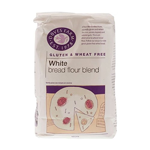Doves Farm Gluten Free White Bread Flour 1 kg (Pack of 5)