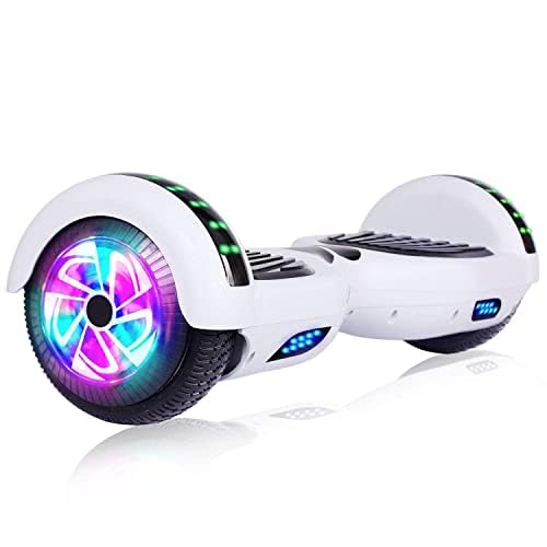 VEVELINE Hoverboard Built-in Bluetooth Speaker - UL 2272 Certified Hover Board for Kids (No Carrying Bag)