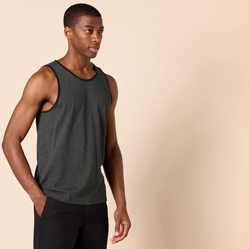 Image of Amazon Essentials Men's Regular-Fit Sleeveless Tank Tops