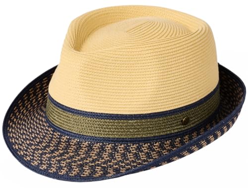 Chapeau Trilby Milan Failsworth Bleu Marine pour Vos Escapades et Flâneries Estivales