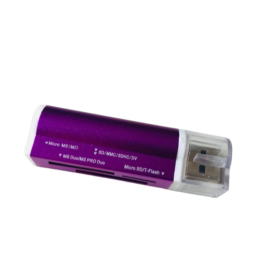 GMBYLBY Multifunction USB2.0 All In1 Memory Card Reader Adapter For SDTF MS M2s Cards