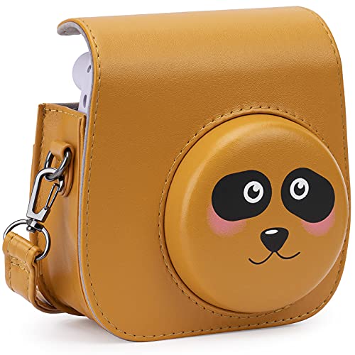 富士フイルム instax mini 11 9 8 専用 カメラケース PU カメラケース ショルダーストラップ付きチックケース