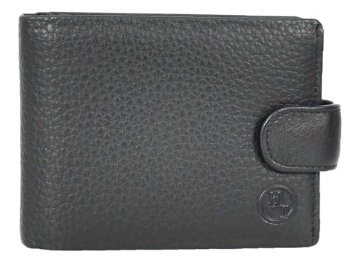 Portefeuille en cuir résistant avec compartiments monnaie et cartes pour homme
