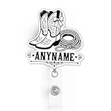 Custom Cowgirl Cowboy Name Badge Reel Personalized...