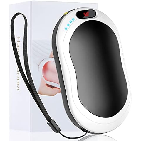 Wothfav Handwärmer, 10000 mAh USB wiederaufladbarer elektrischer Handwärmer, elektrischer Taschenwärmer mit Digitalanzeige, tragbare Powerbank, warmes Wintergeschenk für Frauen, Männer, Kinder Cover