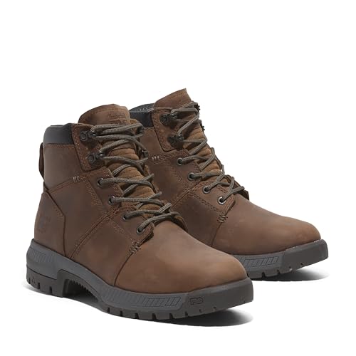 Timberland PRO Timberland PRO Men's Montauk 6 Inch Soft Toe Industrial Work Boot, Gaucho Brown, 14W