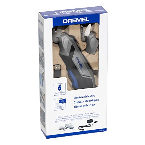 Dremel HSSC-01 4V Cordless Electric Scissors With Usb Rechargeable Battery And Two Blade Attachments - Ideal For Cutting Cardboard thumb #12