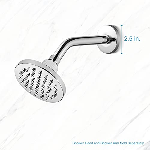 Offo Shower Arm Flange 2.5 Inches In Outer Diameter Replacement Shower Head Arm Escutcheon Plate Suitable For Most Brands Shower Head Arms, Chrome #TOP6
