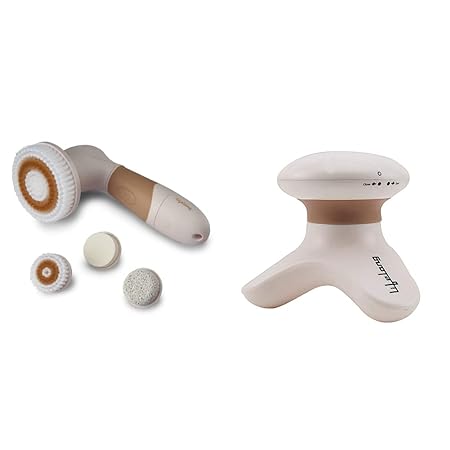 Lifelong Face Cleanser Massager (LLM126) & Mini Head, Body Massager (LLM09) Combo