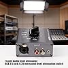 Durability Metal Music Attenuator Featuring 3.5Mm and XLR 6.35Mm Inputs for Professional Music Equipments Connecting Sound Stage Attenuator #1