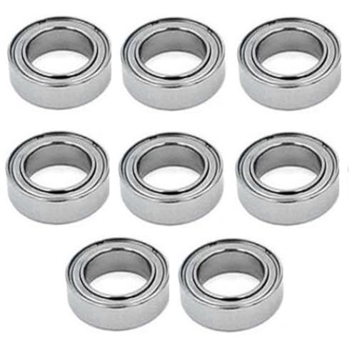 ZDingTech R168Z Wheel Bearing Parts for 1/16 MJX Hyper Go H16BM Wheel Bearings,for Hyper Go H14BM Wheel Bearings,for Hyper Go 14301 14302 H14BM H16GT H16DR,16207 16208 16209 16210 Wheel Bearing