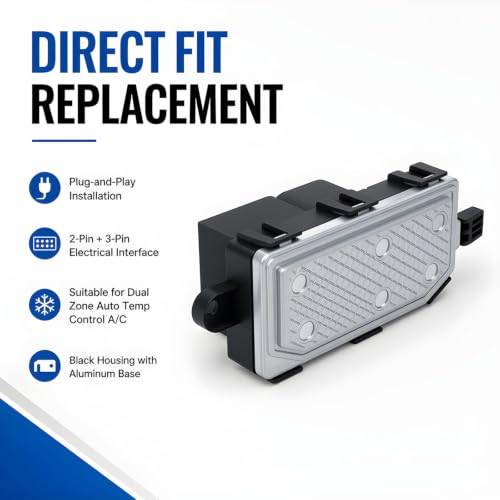Image of AITKEN HVAC Heater Blower Motor Resistor Blower Motor Control Module | Automatic AC, Fits Ford Escape 2013-2014, Ford Focus 2012-2018, Ford Transit Connect 2014-2023, Lincoln MKC 2015-2016