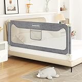 Bed Rails for Toddlers, Upgrade Baby Bed Rail Guard Height Adjustable Specially Designed for Queen, Califormia King Size (1 Side:70.87"(L) x 27"(H))