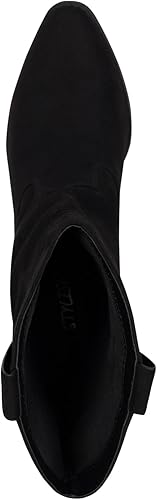 Miniatura 6 de STYLISH S ONYX - Botas de tacón alto para mujer, con tacón apilado, punta puntiaguda, media pantorrilla