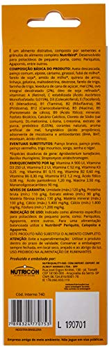 Nutrisseds Periquito Nutricon Para Periquito Adulto